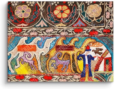 Mode Bild репродукция Өрнекті өмір 90x65 см
