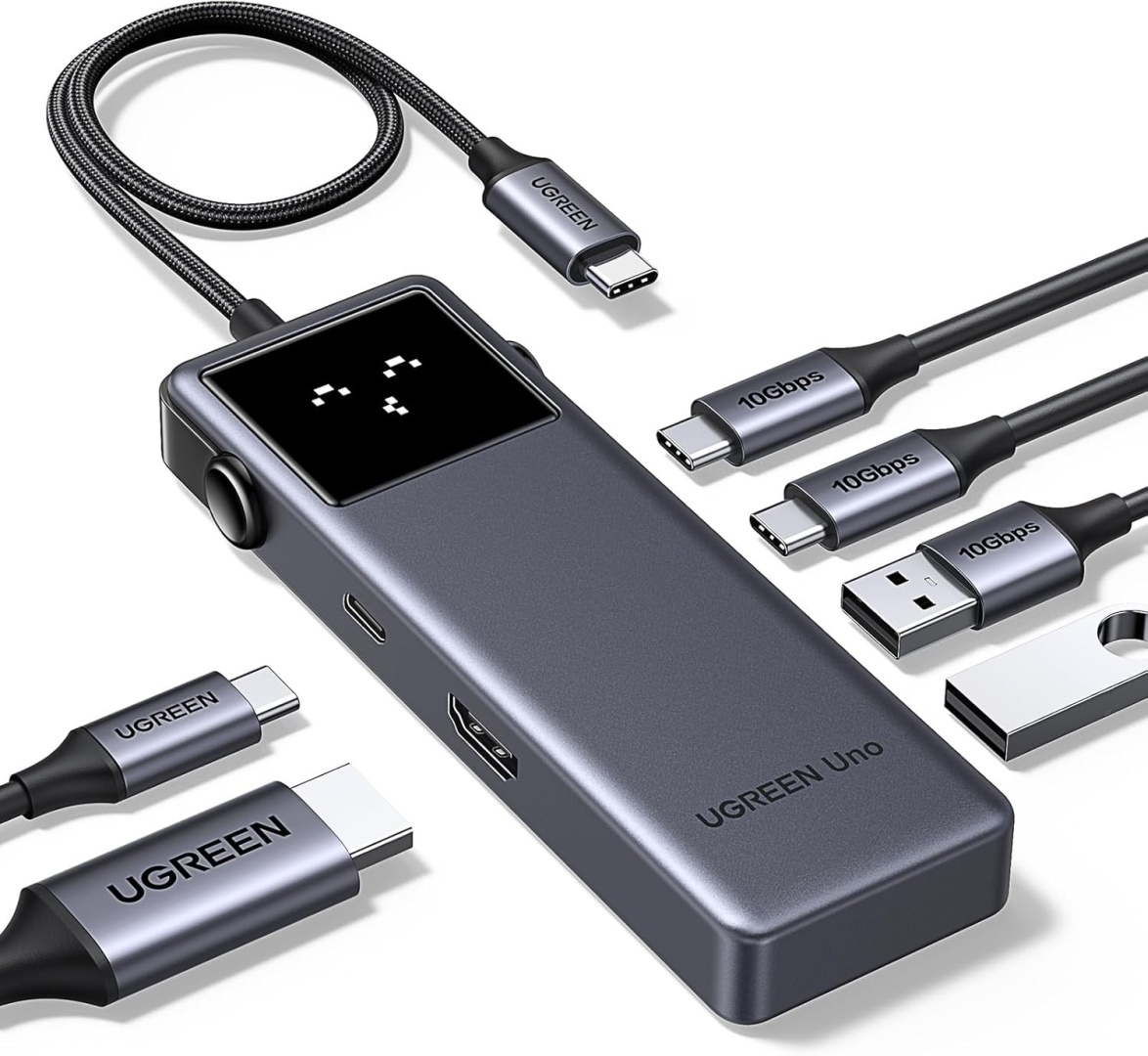 Док-станция Ugreen CM888 (35998) серый