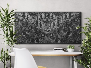 Картина Чарующие драконы 15. на подрамнике theBaiss.com 120x80 см