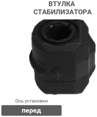 VTR втулка стабилизатора GM1431R