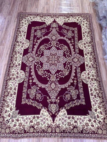 Покрывало Zarbaf Kilim 200х300 см, гобелен, красный