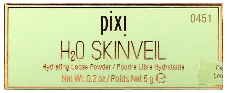 Пудра Pixi Beauty H2O Skinveil, увлажняющая рассыпчатая пудра, 0451 полупрозрачная, 5 г рассыпчатая 0451 полупрозрачная полупрозрачный