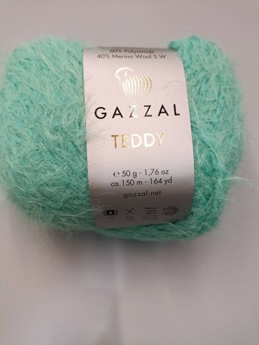 GAZZAL Teddi 6558 Мятный 150 м 50 г