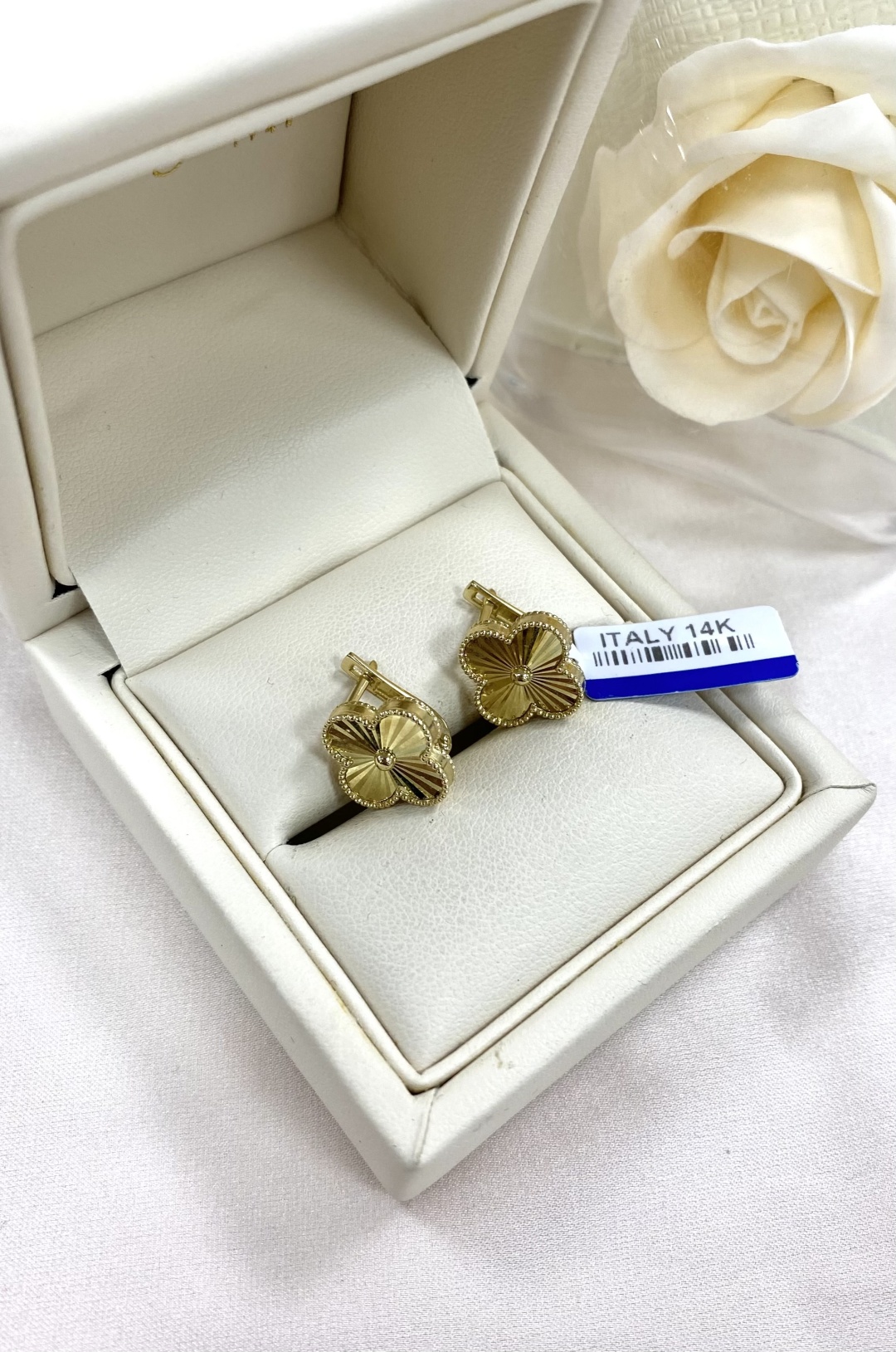 Серьги Italy Gold 565706758 вес 3.55 г золото, без вставок