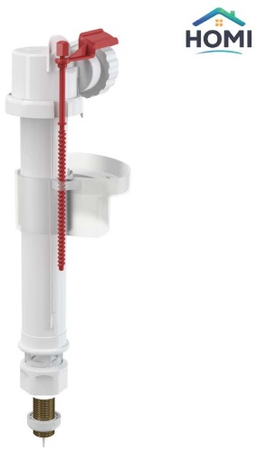 Alcaplast впускной механизм с нижней подводкой QuietFill Bottom 3/8, ABS-пластик, латунь