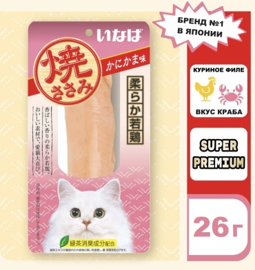 INABA филе курица, краб 26 г 1 шт