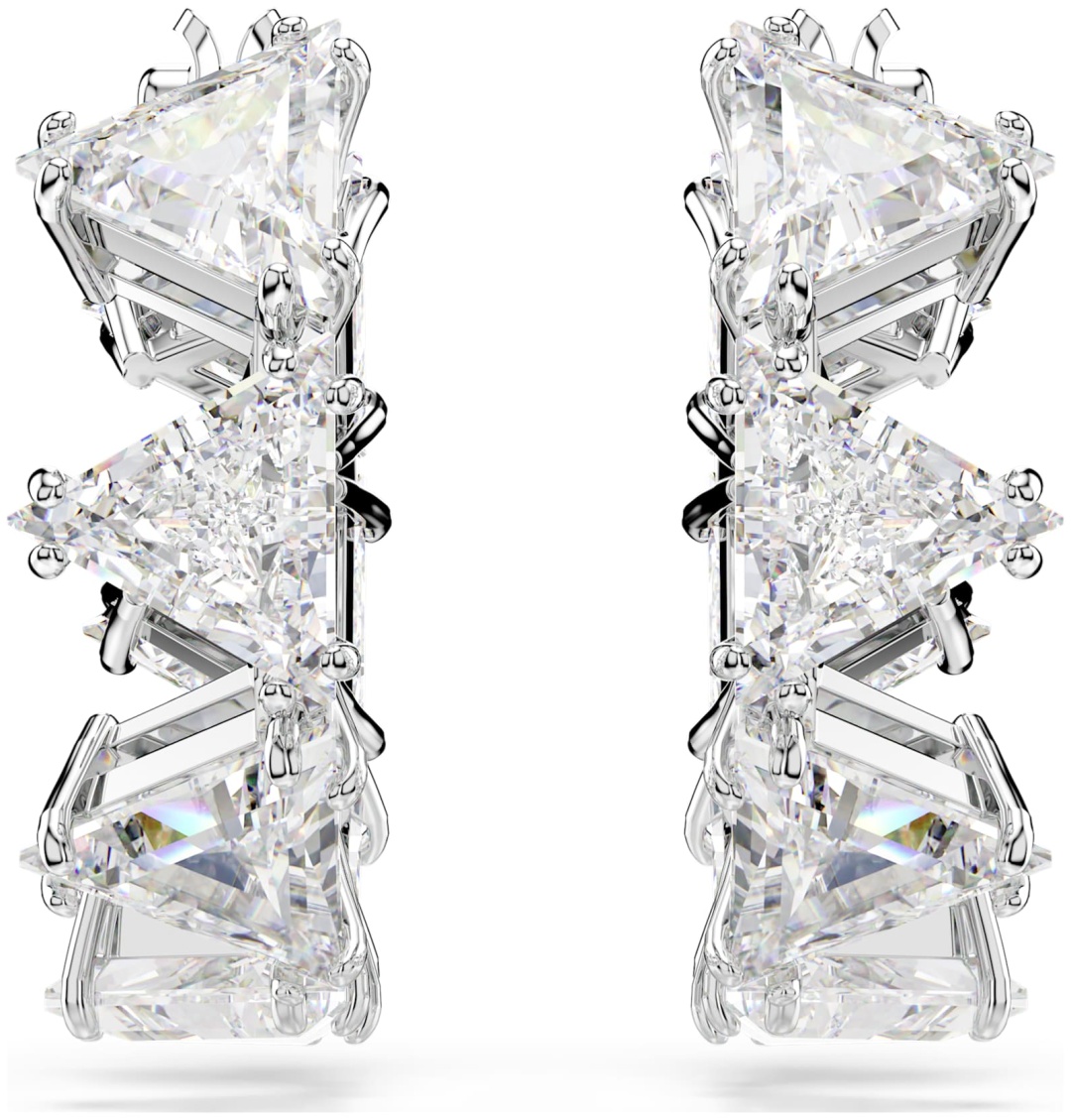 Серьги Swarovski ювелирный сплав, кристаллы Swarovski