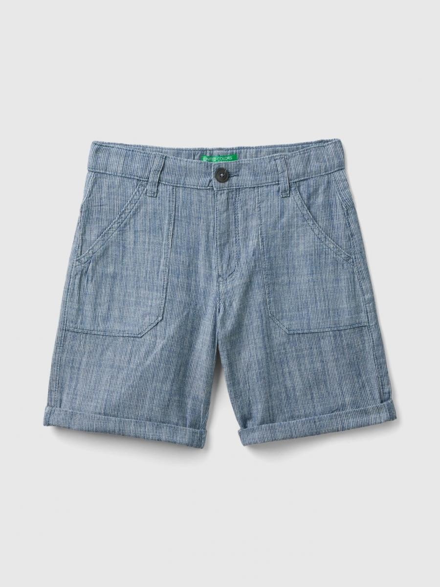 Повседневные шорты UNITED COLORS OF BENETTON синий