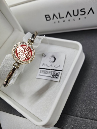 Balausa Jewelry B151(3) длина 18 см, вес 9 г серебро, плетение отсутствует