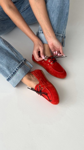 Лоферы Истерика shoes красный