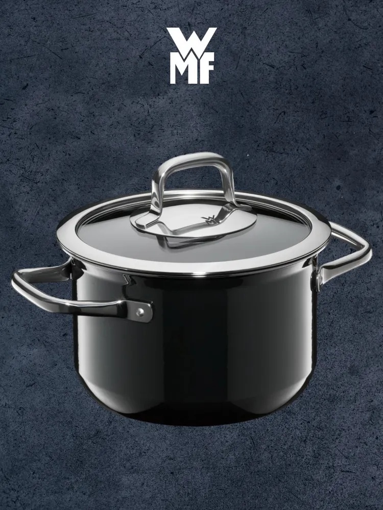 Кастрюля 5.9 л, WMF Fusiontec Compact Black сталь