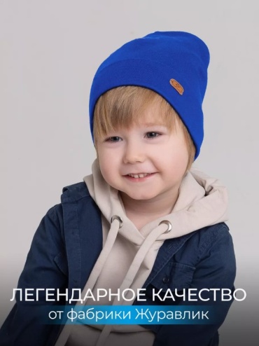 Шапка Журавлев Шапка детская голубой 48