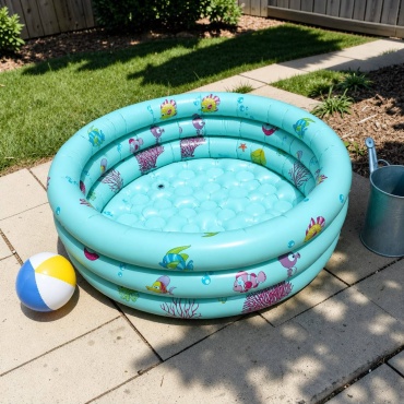 Бассейн надувной San Li Toys SWIMMING POOL , 90x90x30 см