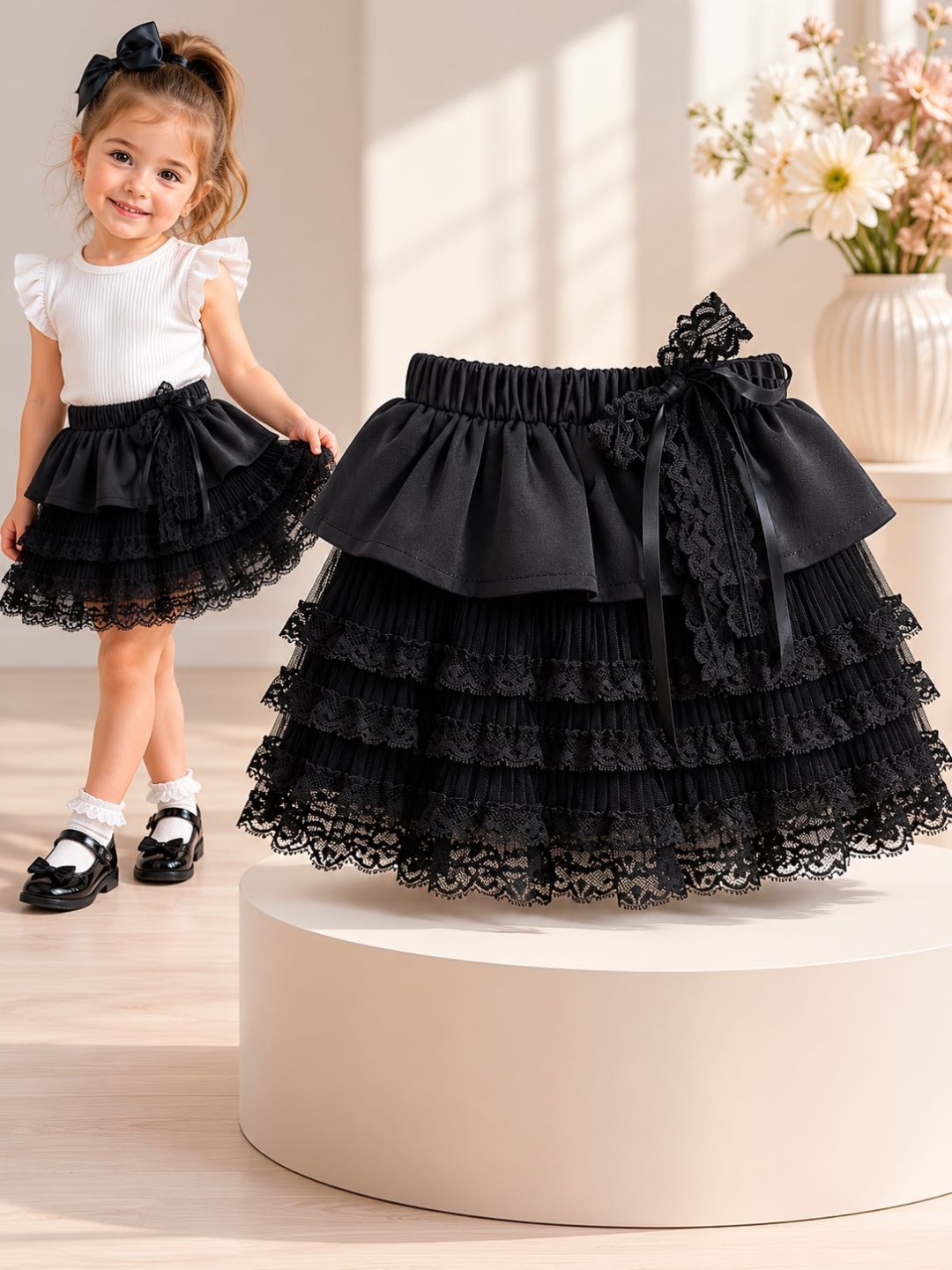 Повседневная юбка черный