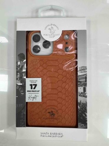 Чехол Santa Barbara Polo & Racquet Club для Apple iPhone 17 Pro Max, iPhone 17 Pro оранжевый