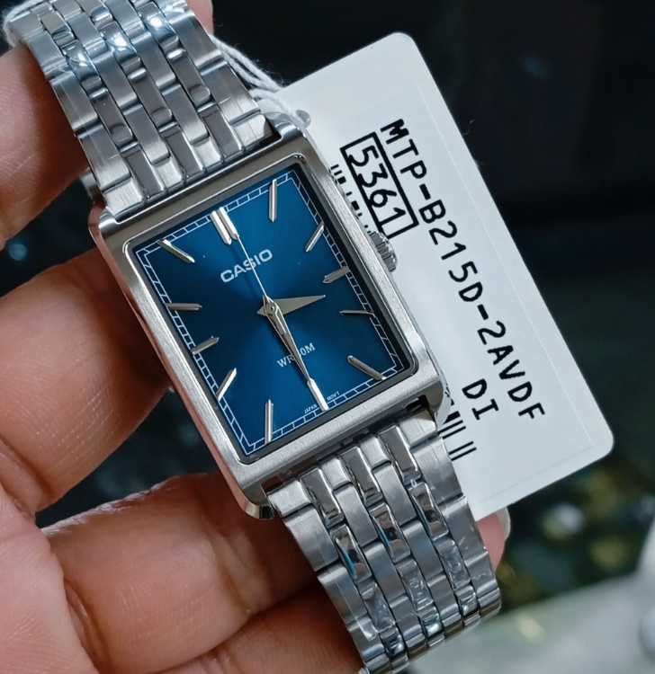 Кварцевые CASIO MTP-B215D-2AVDF нержавеющая сталь