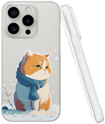 Чехол Mcover для Apple iPhone 15 Pro рисунок