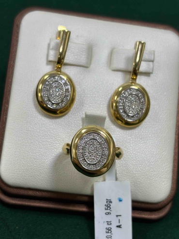 585 ЗОЛОТОЙ 85786788 вес 9.56 г золото, бриллиант