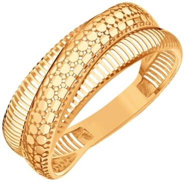Miras Gold Т10001Д080 размер 18 вес 1.94 г золото, без вставок