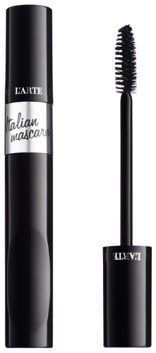 Тушь для ресниц LARTE del bello Тушь для ресниц объемная на каждый день Larte Italian Mascara, чёрная для объема черный