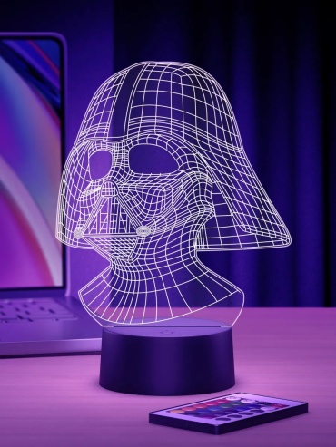 Ночник детский в USB разъем Ночник Дарт Вейдер Star Wars, разноцветный