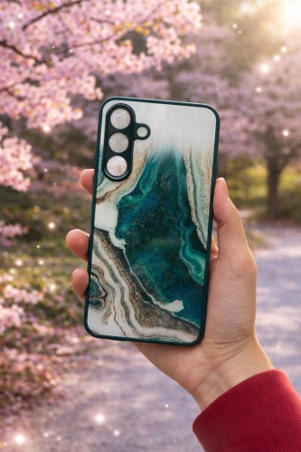 Чехол для Samsung Galaxy A34 зеленый
