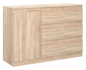 Комод НК Мебель STERN, 123.2x43.3x85.7 см, светло-коричневый