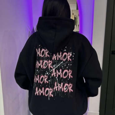 Толстовка “Amor”-любовь! черный