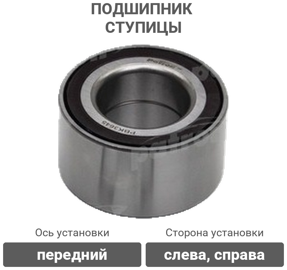 PATRON подшипник ступицы PBK3645