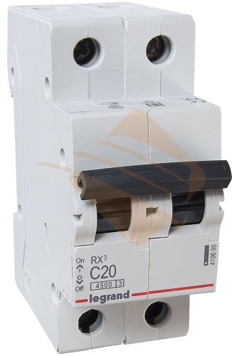 Legrand автоматический выключатель 2P 20 A, 4.5 кА, 220 В
