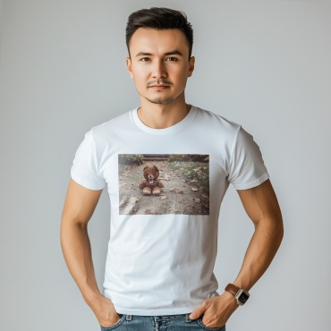 Футболка QSPARK «Angry» белый