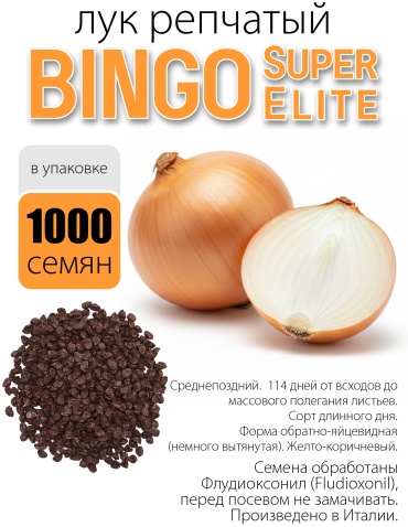 Nasco лук репчатый Bingo super elite