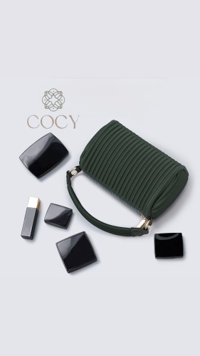 Мини-сумка COCY текстиль зеленый