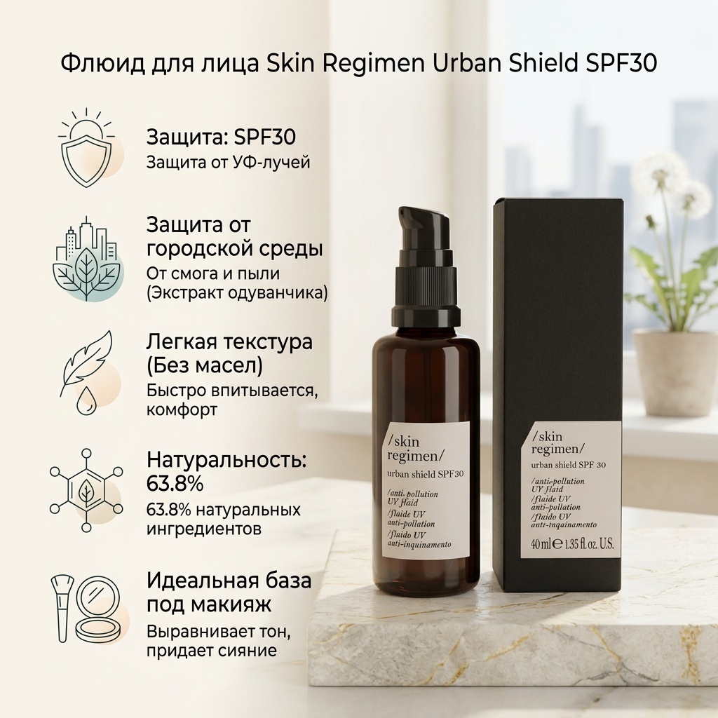 Skin Regimen флюид Urban Shield SPF30 для лица 40 мл