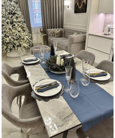 Дорожка с салфетками 170x40 см, дак, 7 шт