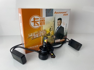 Светодиодные LED-лампы Aozoom 24V-04 H3 5500K 60W для грузовых автомобилей (комплект 2 шт)