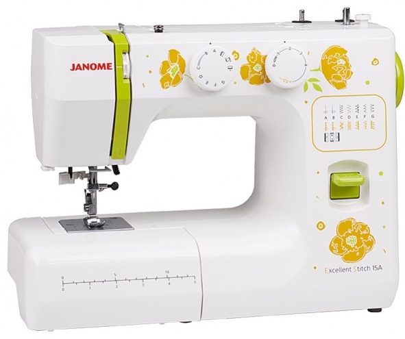 Швейная машина Janome Excellent Stitch 15A белый
