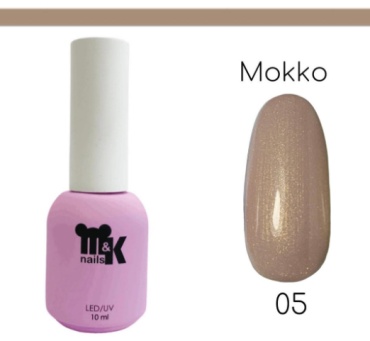 M&K nails гель-лак Mokko 05 камуфлирующее 10 мл