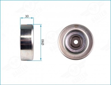 ENGI ролик обводной MD 368209 TAIWAN. обводной 6G72, 6G75, 6G74, 4G63 97-, 4G63-T, 4G69;