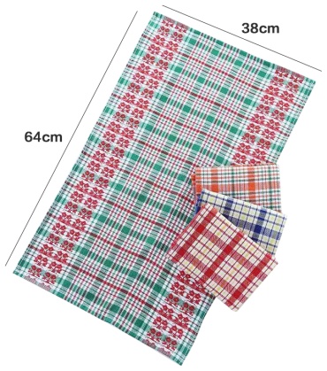 Полотенце 64x38 см, хлопок, полиэстер, 4 шт,