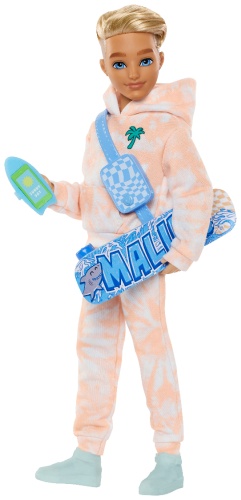 Кукла-модель Barbie Кен скейтбордист 27 см