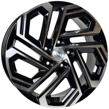 Wheels 1166DD 7x17/5x114.3 D67.1 ET45 4 диска черный, хром