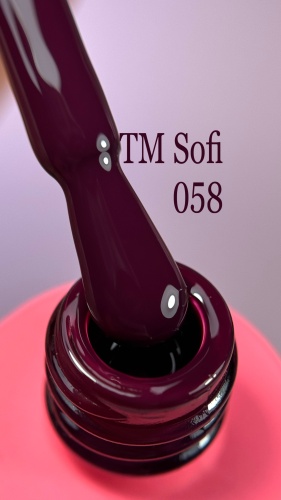 SOFI гель-лак Gel Polish 058 глянцевое 10 мл