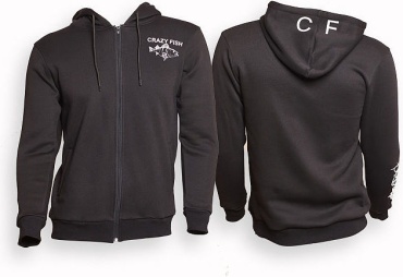 Худи Crazy Fish Худи флисовый Crazy Fish Cotton Black - M M