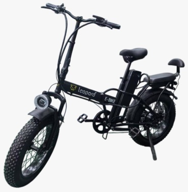 LEOPARD FATBIKE 1000w er00090 20 дюйм 2025 one size черный