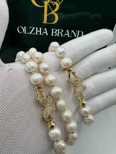 OLZHA BRAND медицинская сталь, металлический сплав, жемчуг