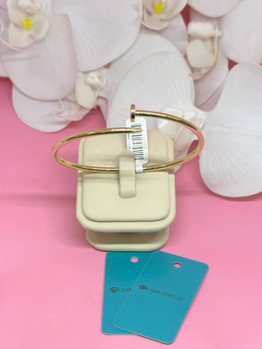 SAR JEWELRY Dnamada_4_1_5_10112_18 длина 18 см, вес 5 г золото, плетение обод