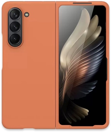 Чехол 7 Shop для Samsung Galaxy Z Fold 7 оранжевый