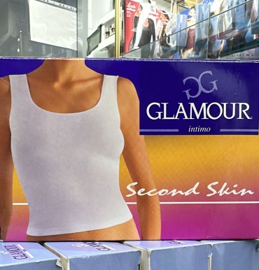 Майка GLAMOUR голубой