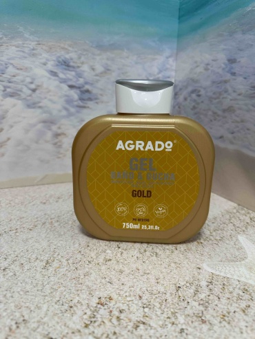Agrado AGRADO гель для ванн и душа "Gold" увлажняющий 750мл гель 750 мл